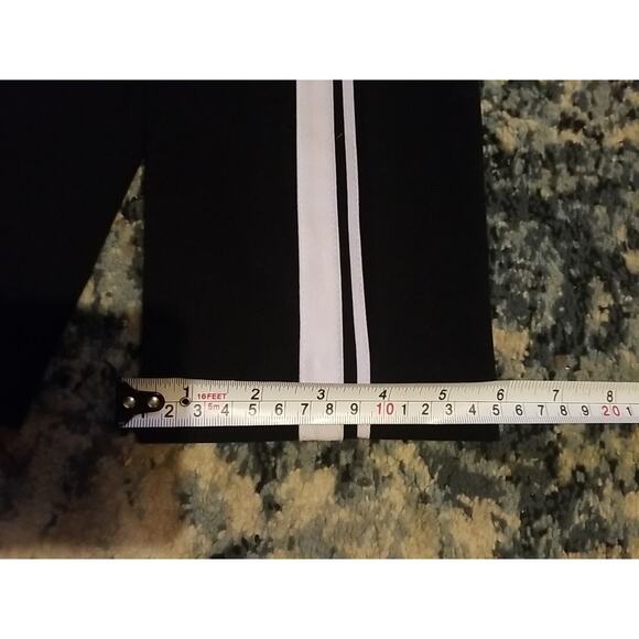 Amanda + Chelsea Women's Black White Stripes Pants Size 2 - Picture 15 of 16